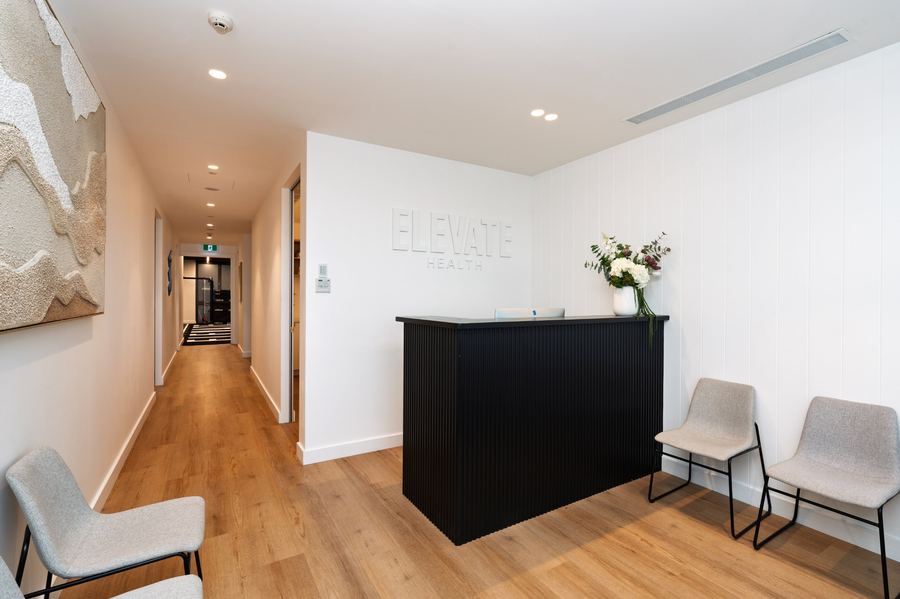 Reception at Elevate Health Bella Vista